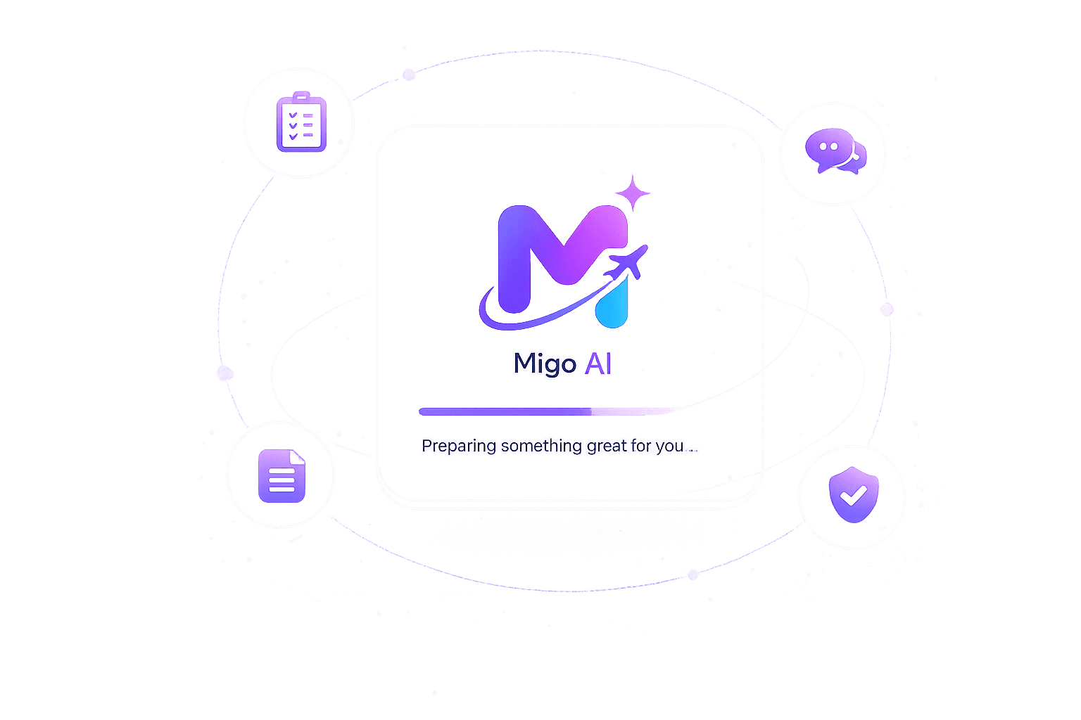 Migo AI launch preparation illustration